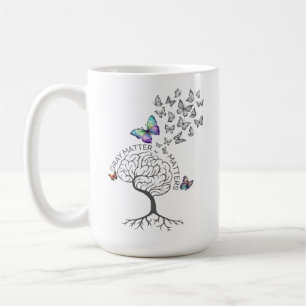 Grey Matter Matters (Butterflies & Tree of Life) Coffee Mug