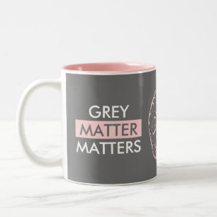 Grey Matter Matters Two-Tone Coffee Mug
