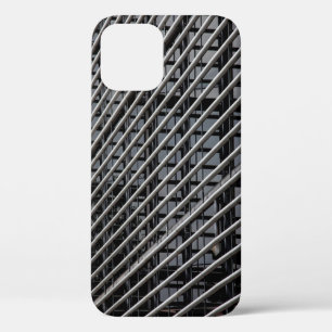 Grey metal frame iPhone 12 case