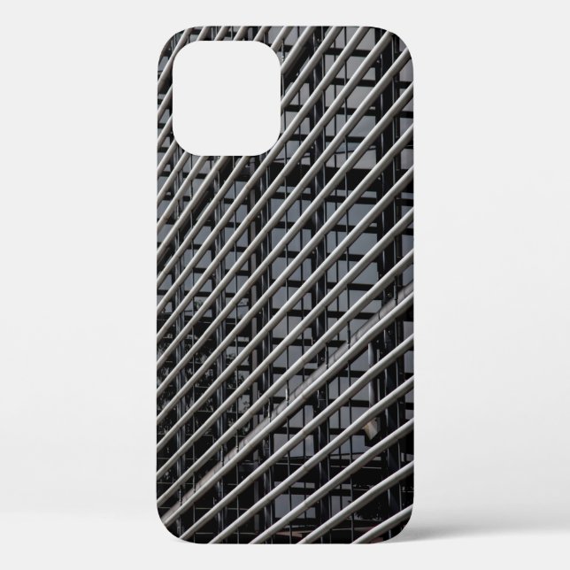 Grey metal frame Case-Mate iPhone case (Back)