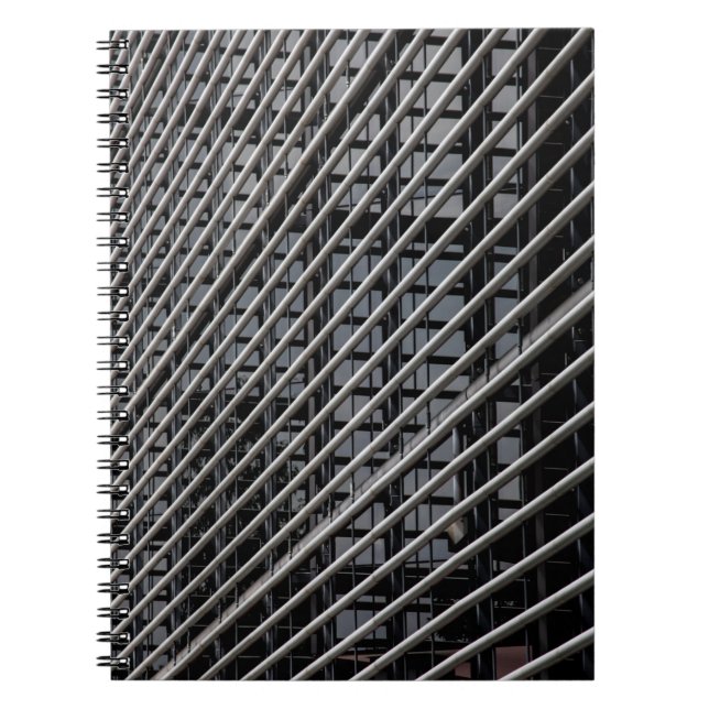 Grey metal frame notebook (Front)