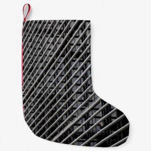 Grey metal frame small christmas stocking