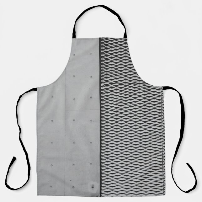 Grey metal galvanised sheet apron (Front)