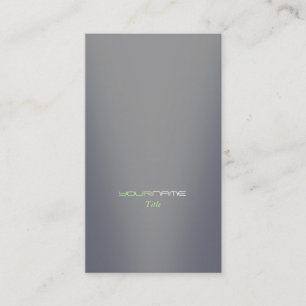 Grey Modern Business Card