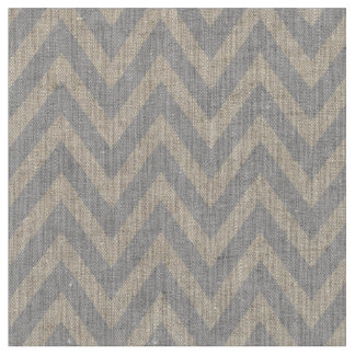 Grey Modern Chevron Stripes Fabric