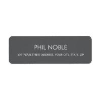 Grey modern simple professional name monogram