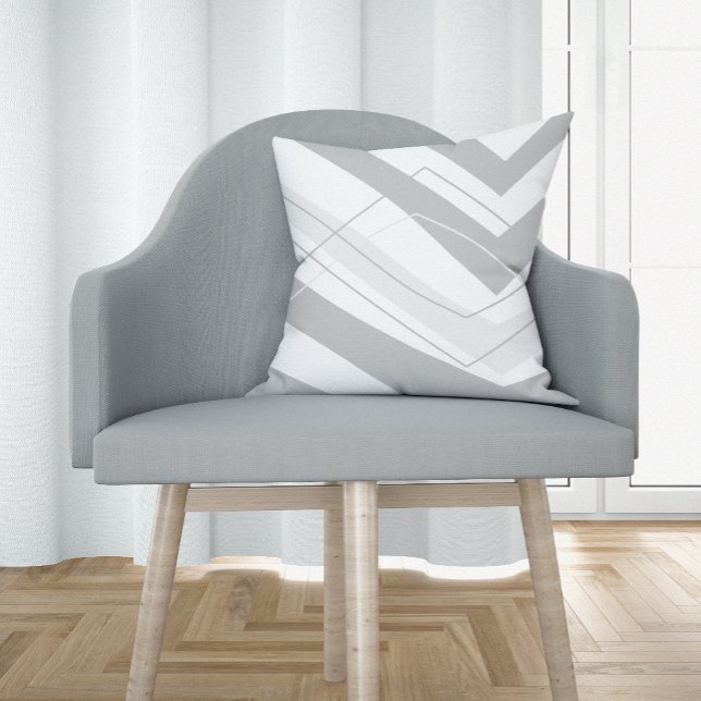 Grey Modern Square Cushion (Creator Uploaded)