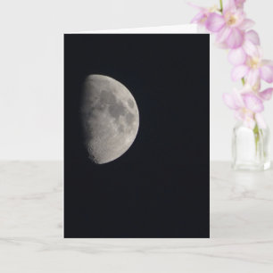 Grey Moon Landscape Card