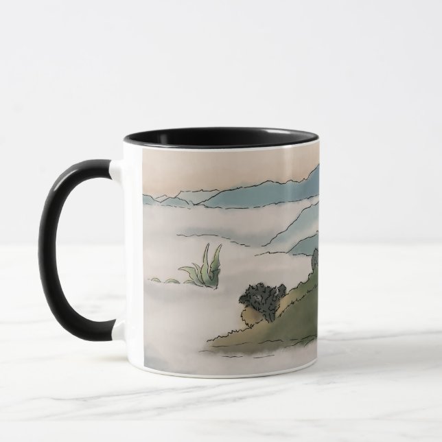 Grey mornings Mug (Left)