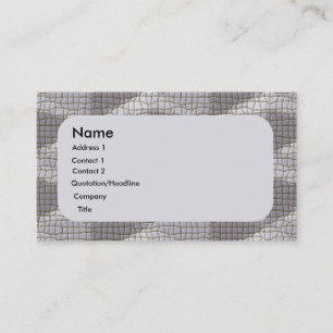 Grey Mosaic Business Card