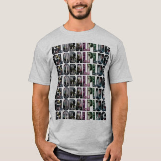 Grey Multi colour globalplug Tshirt