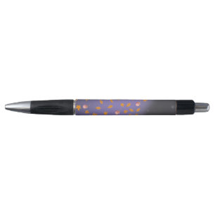 Grey Musical Notes & Autumn Leaves Pen