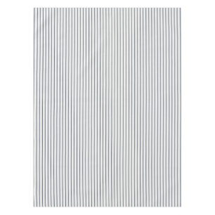 Grey Narrow Mattress Ticking Stripe Tablecloth