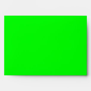 Grey/Neon Green Tree Wedding Envelope