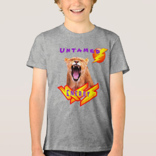 Grey No Limits Energy Fun Youth Tri-Blend Shirt