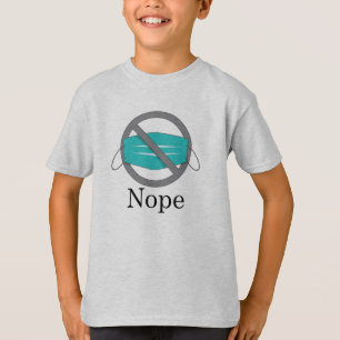 Grey No Mask Kid T-Shirt