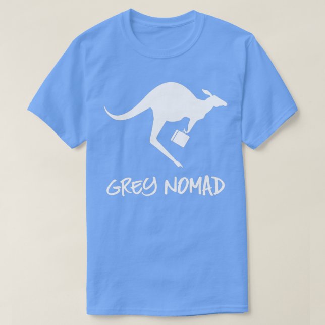 Grey Nomad T-Shirt (Design Front)