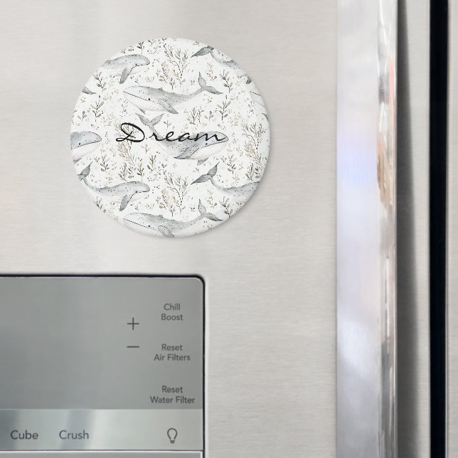 Grey Ocean Whales  Magnet (In Situ (Fridge))