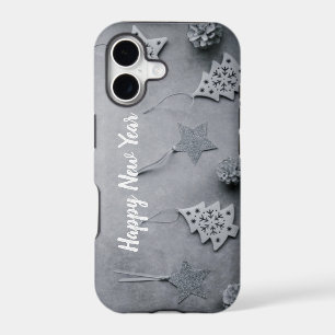 Grey ornaments iPhone case