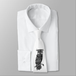 Grey Owl Tie