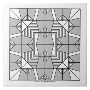 Grey Owls Tile