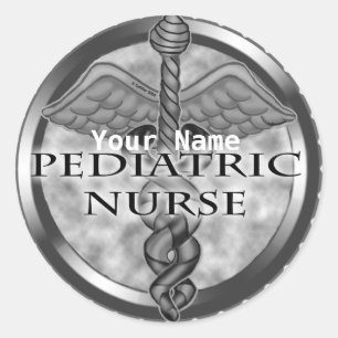 Grey Paediatrics Nurse Classic Round Sticker