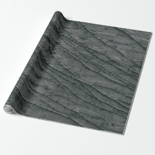 Grey painted brick wall wrapping paper