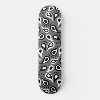 grey paisley skateboard