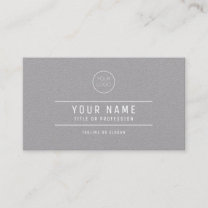 Grey Paper Business Card