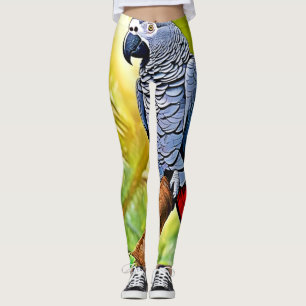 Grey Parrot Perch Leggings