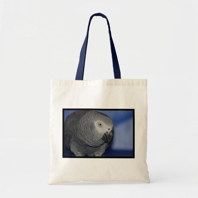 Grey Parrot Tote Bag (Front)
