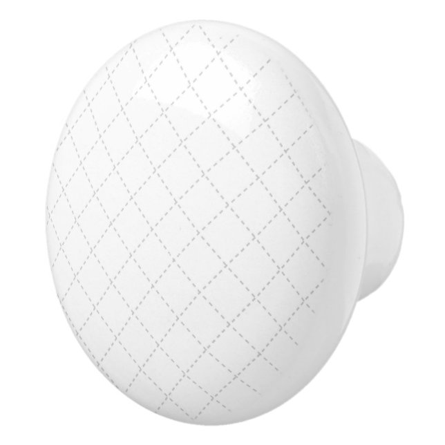 Grey pattern ceramic knobs (Right)