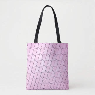 Grey pattern tote bag