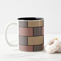 Grey Peach Pink Brick Wall