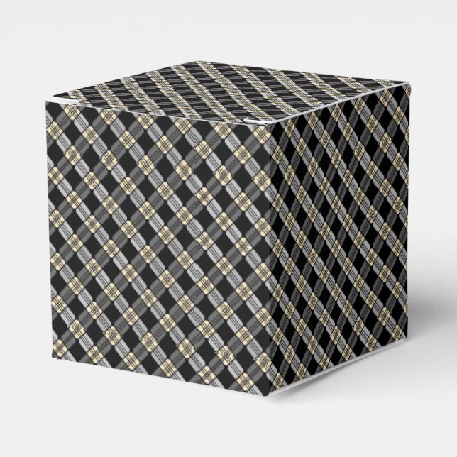 Grey Picnic Favour Box (Front Side)