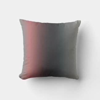 Grey, pink, black gradient, Ombre. Cushion