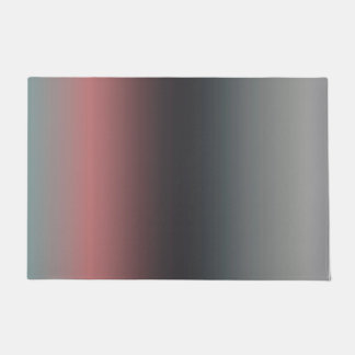 Grey, pink, black gradient, Ombre.  Doormat