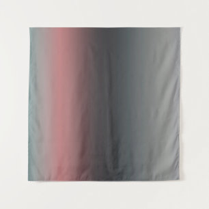 Grey, pink, black gradient, Ombre. Tapestry