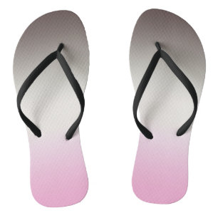 Grey pink Ombre Jandals