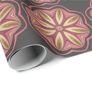 Grey & Pink Wrapping Paper