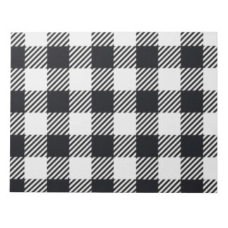 Grey Plaid | Checkers Notepad