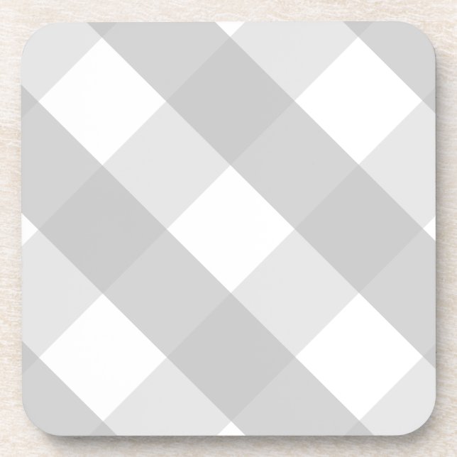 grey plaid coaster (Front)