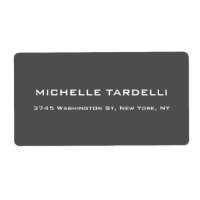 Grey Plain Elegant Modern Trendy Minimalist