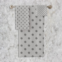 Grey Polka Dot