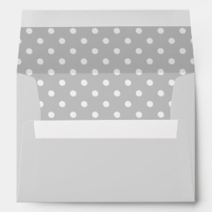 Grey Polka Dot Envelope