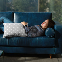 Grey Polka Dot