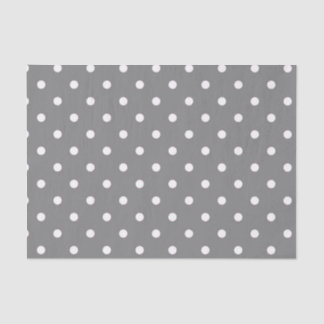 Grey Polka Dot Tissue Paper