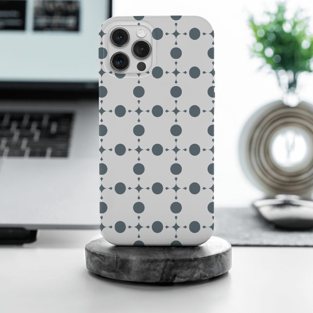 Grey Polka Dots, Polka Dot Pattern, Dots, Dotted Case-Mate iPhone Case (Creator Uploaded)