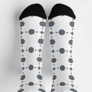 Grey Polka Dots, Polka Dot Pattern, Dots, Dotted Socks