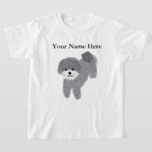 Grey Poodle #2 T-Shirt